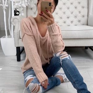 KALLEN Sweater in Light Rose